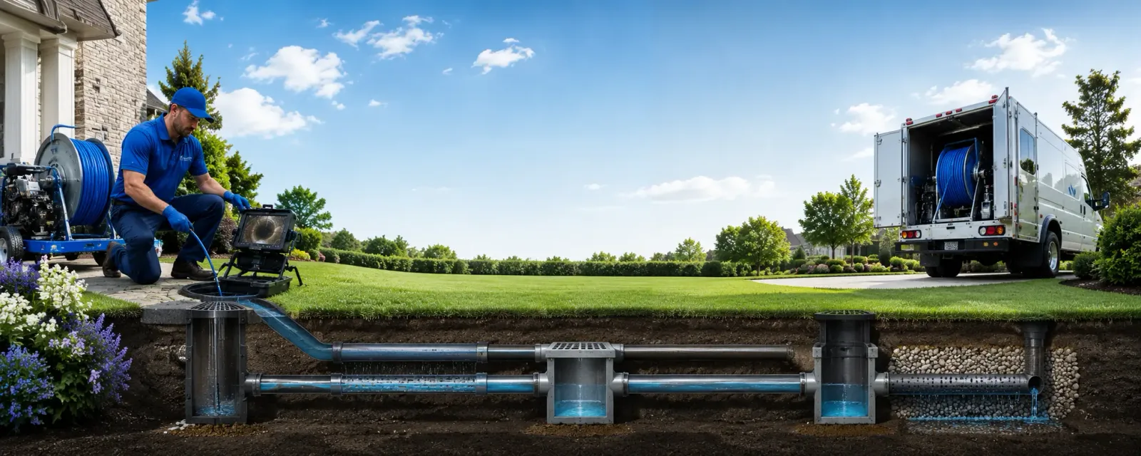 Outdoor drain cleaning information for Horace, ND